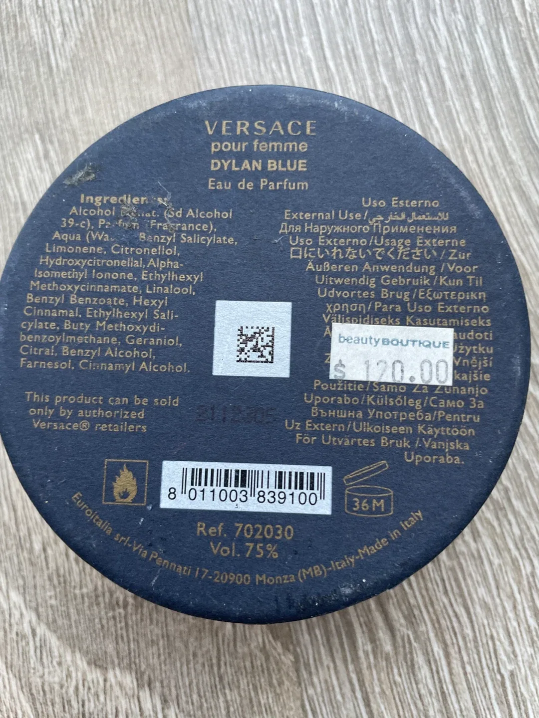 Versace Dylan Blue Pour Femme Eau de Parfum 50ml image indicator(3)