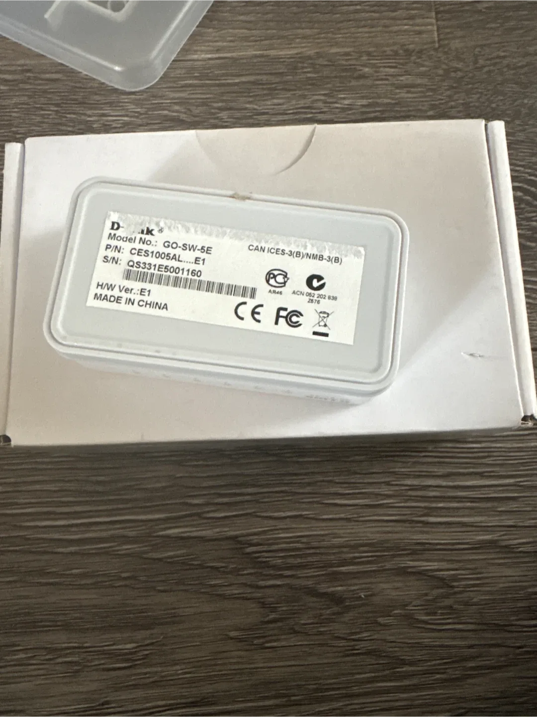 D-Link GO-SW-5E 5-Port Fast Ethernet Easy Desktop Switch