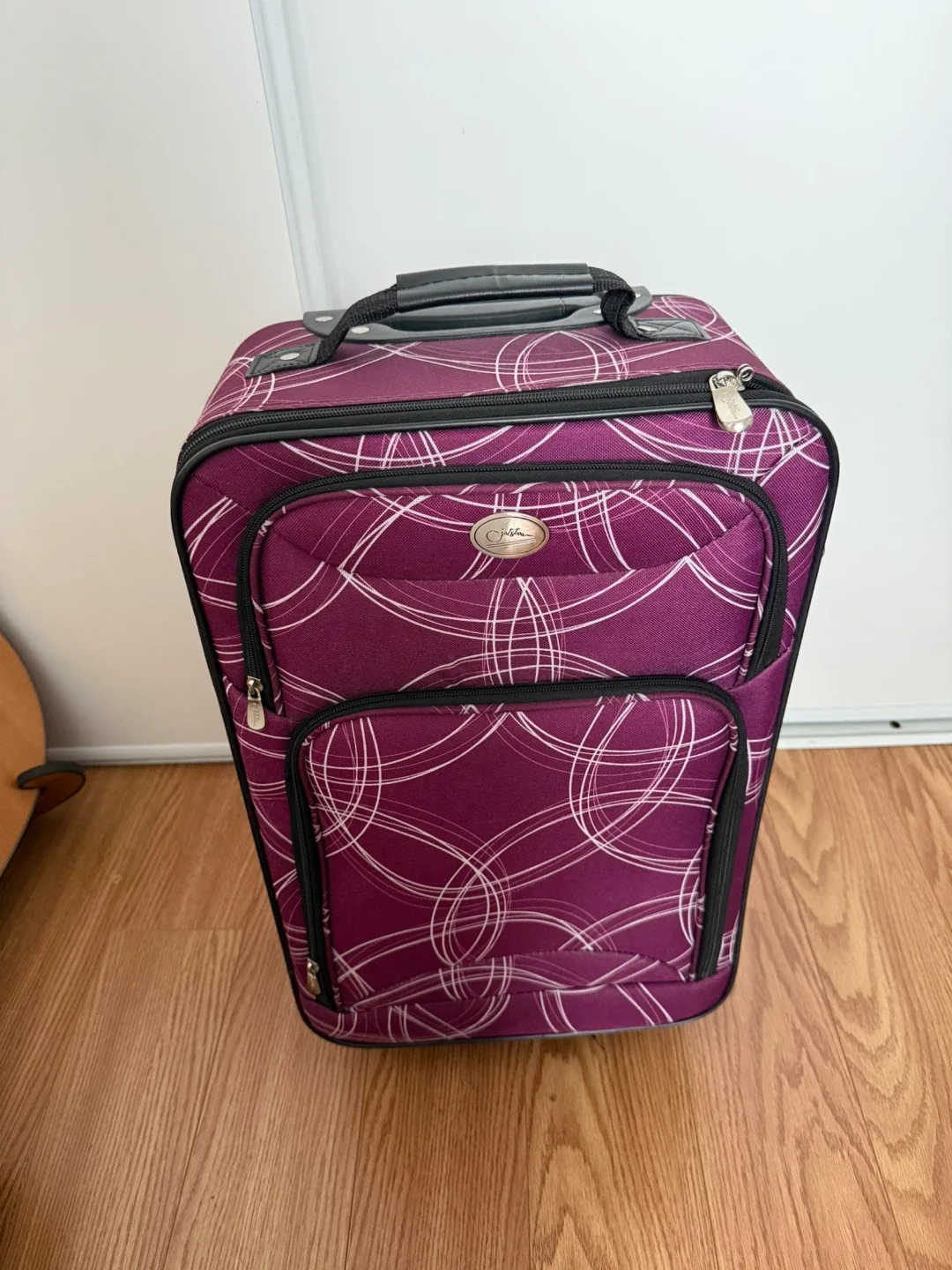 Skyline Purple Carry-on Suitcase