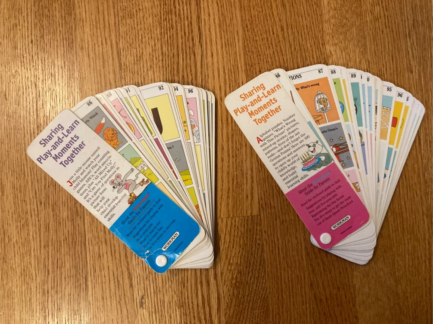 Sharing Play-and-Learn Moments Together Cards