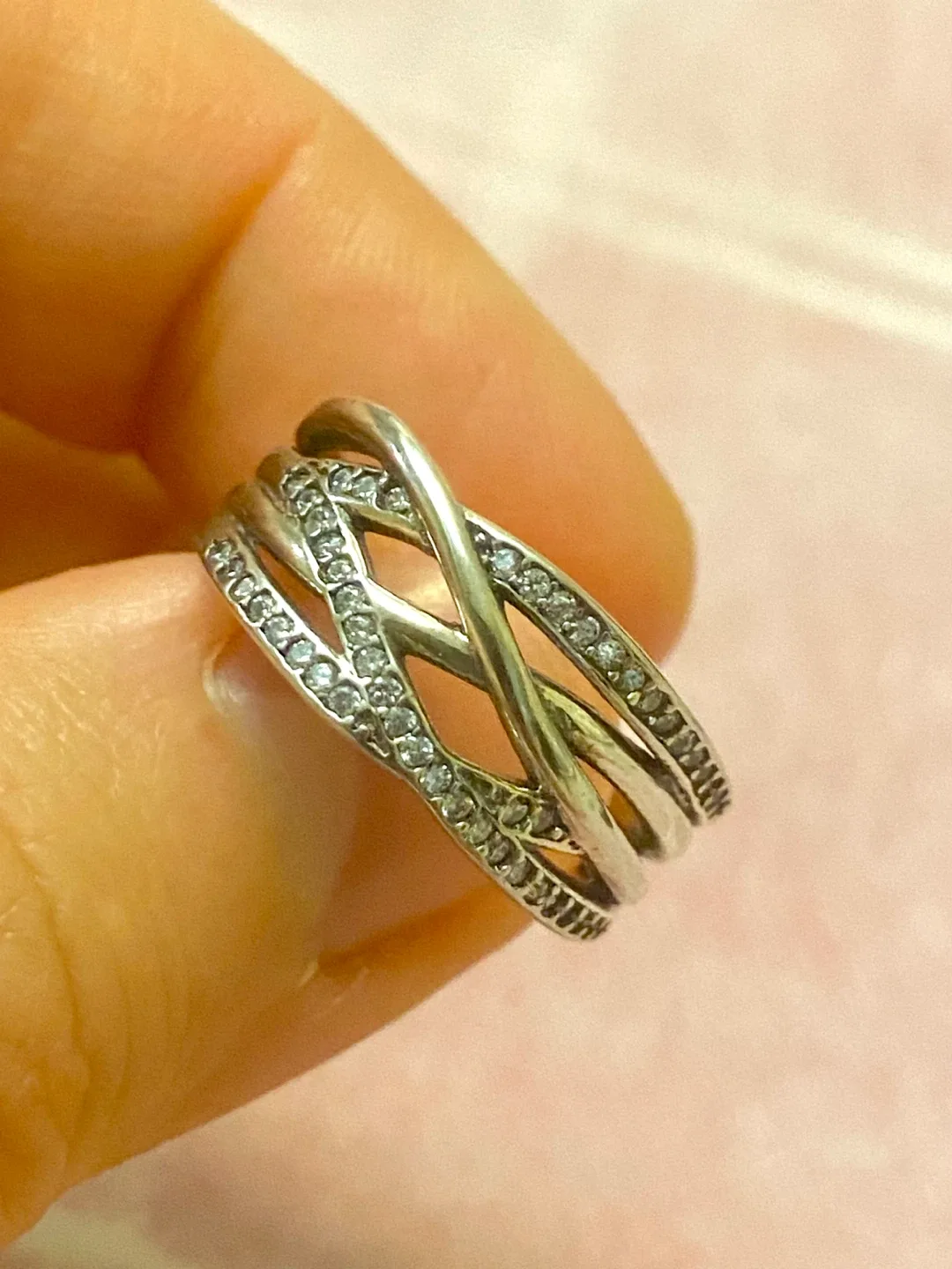 Pandora Silver Ring Size 9 image indicator(3)