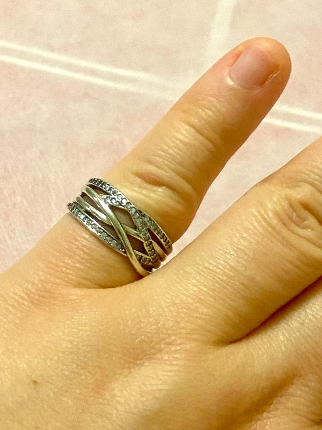 Pandora Silver Ring Size 9 image indicator(4)