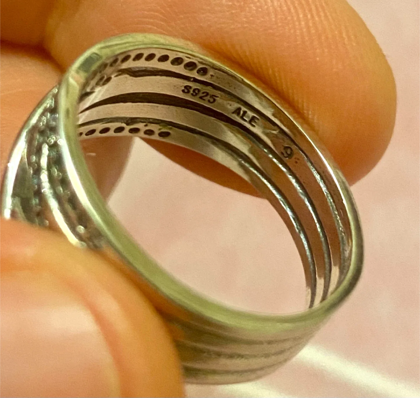Pandora Silver Ring Size 9 image indicator(2)