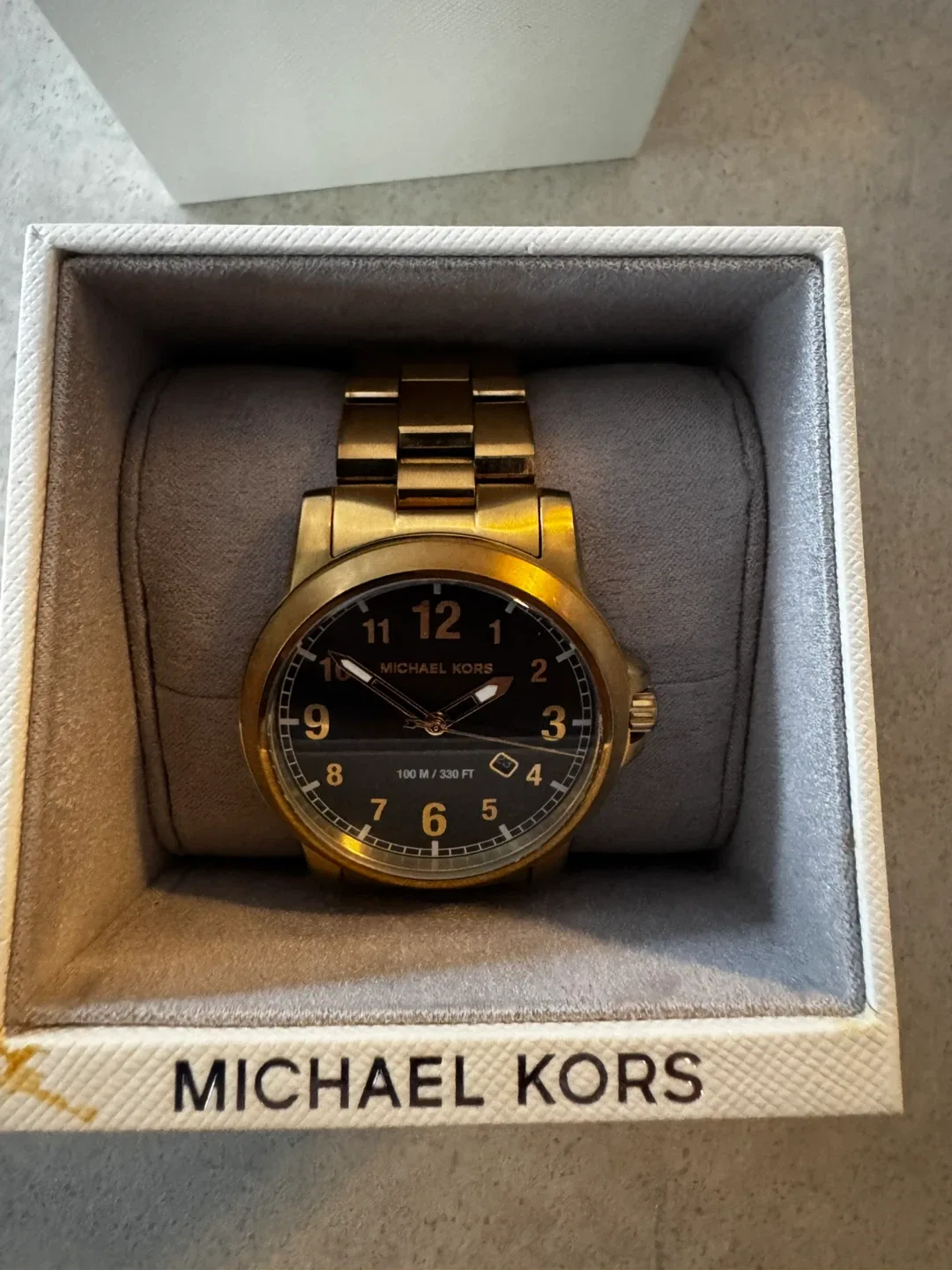 Michael Kors Gold Watch with Box image indicator(2)