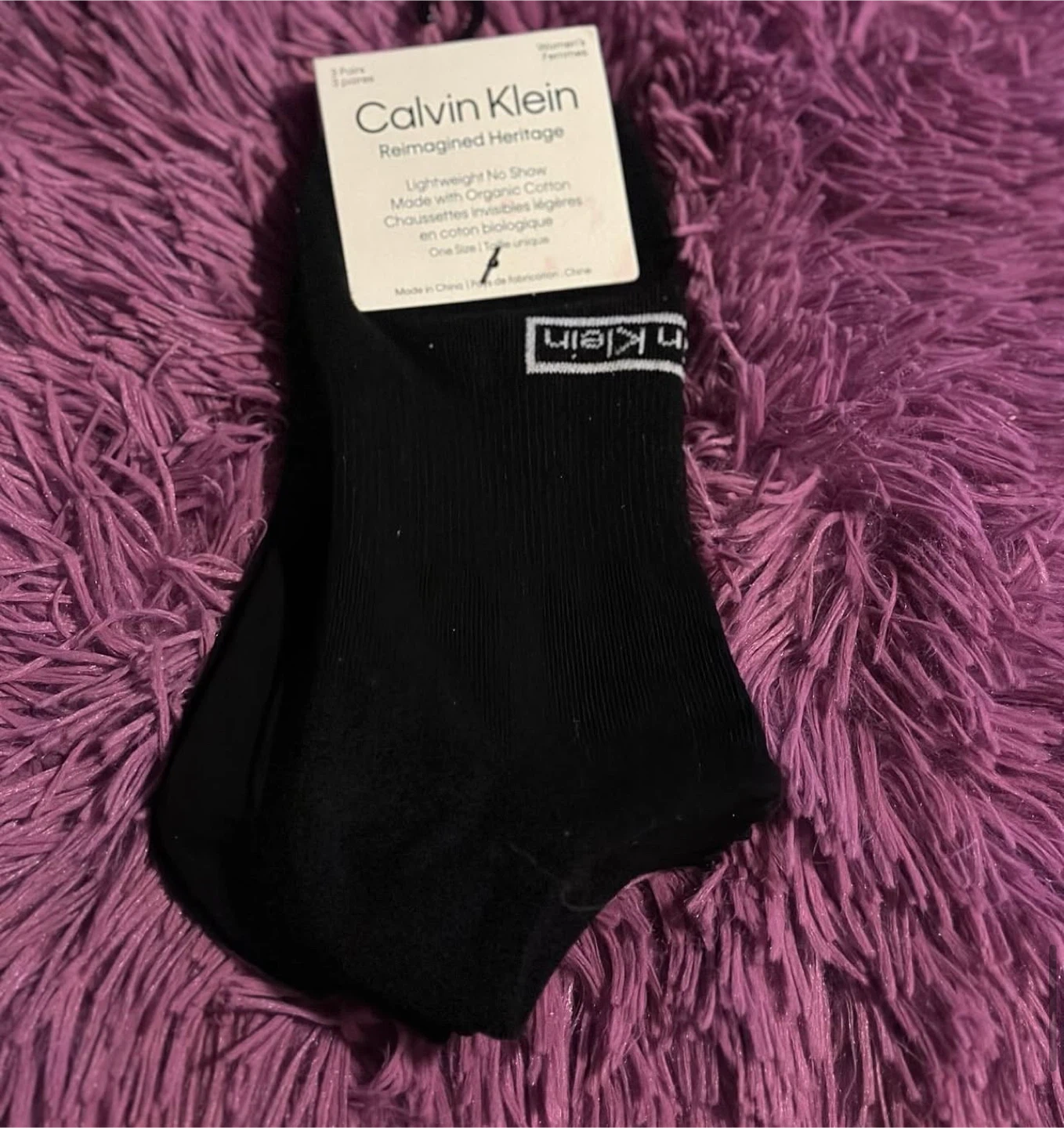 Calvin Klein Reimagined Heritage Black Socks