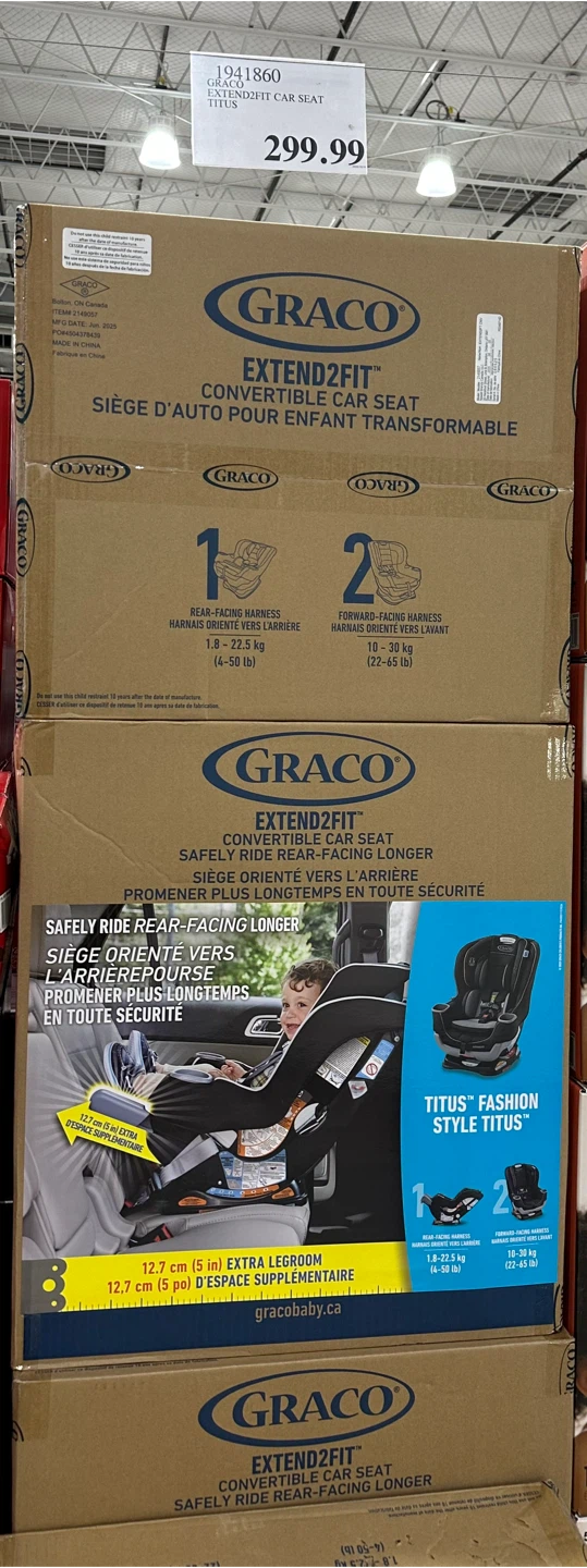 Car Seat - Graco Extend2Fit -It sells at Costco for $299.99. - photo 3