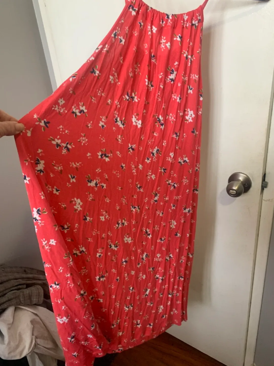 My Style Red Floral Sundress - Size L/G