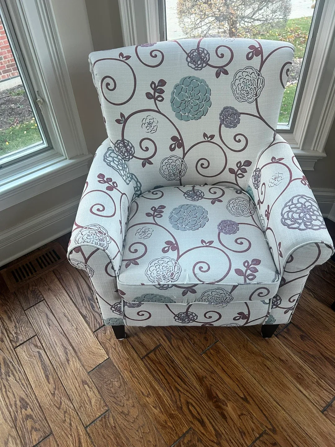 Floral Accent Chair