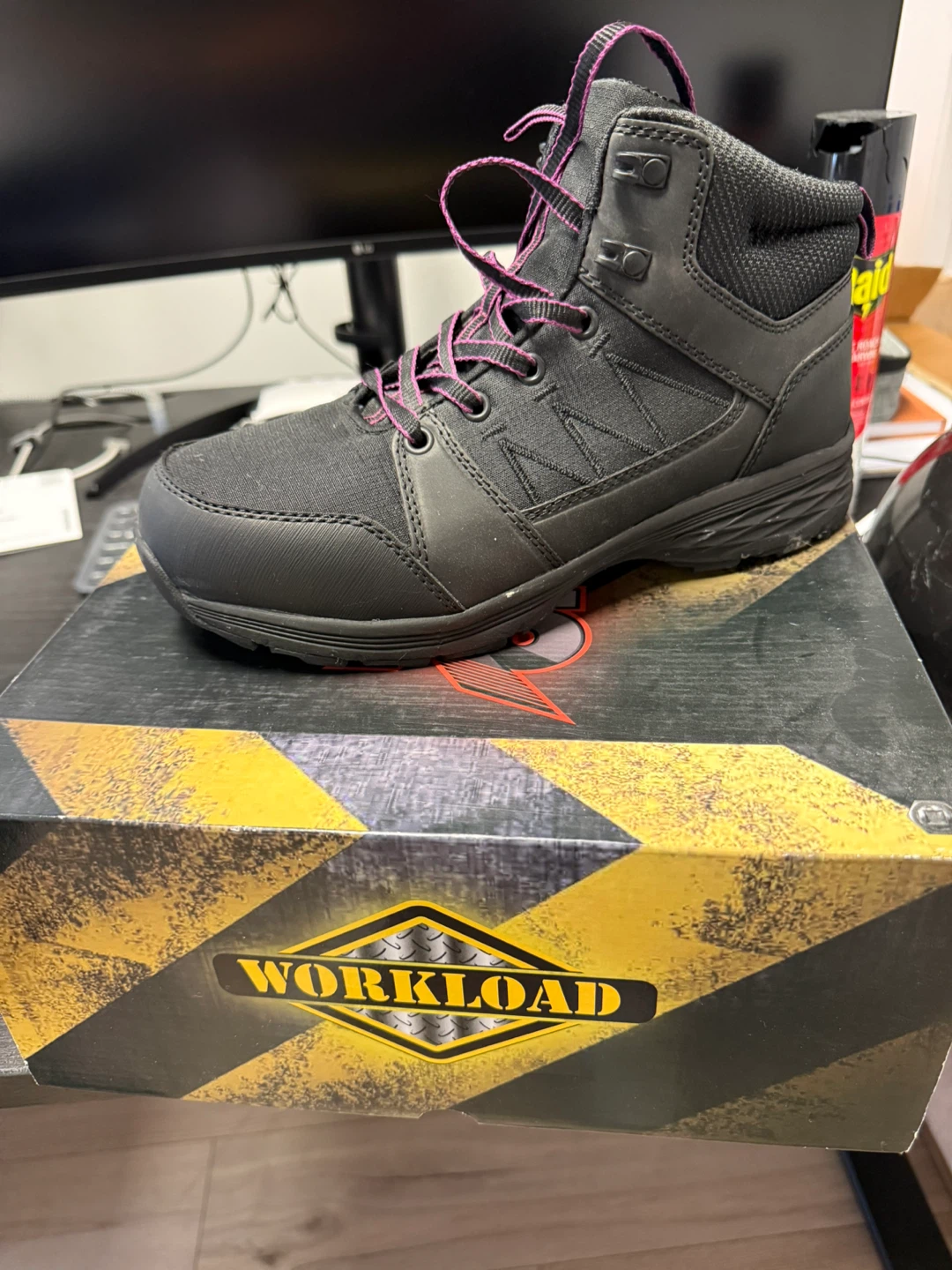 Workload Black Work Boots