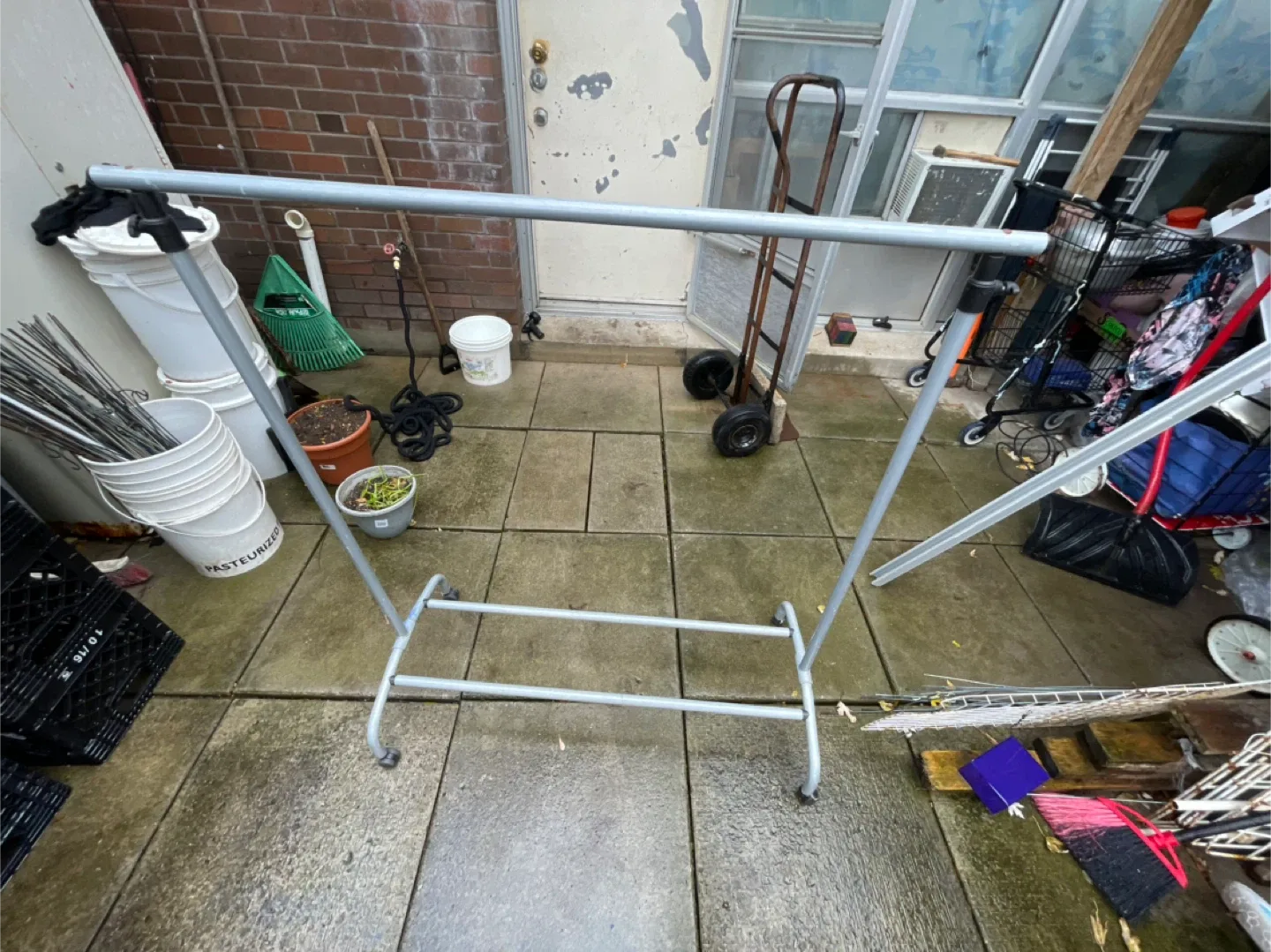 Rolling Clothes Rack