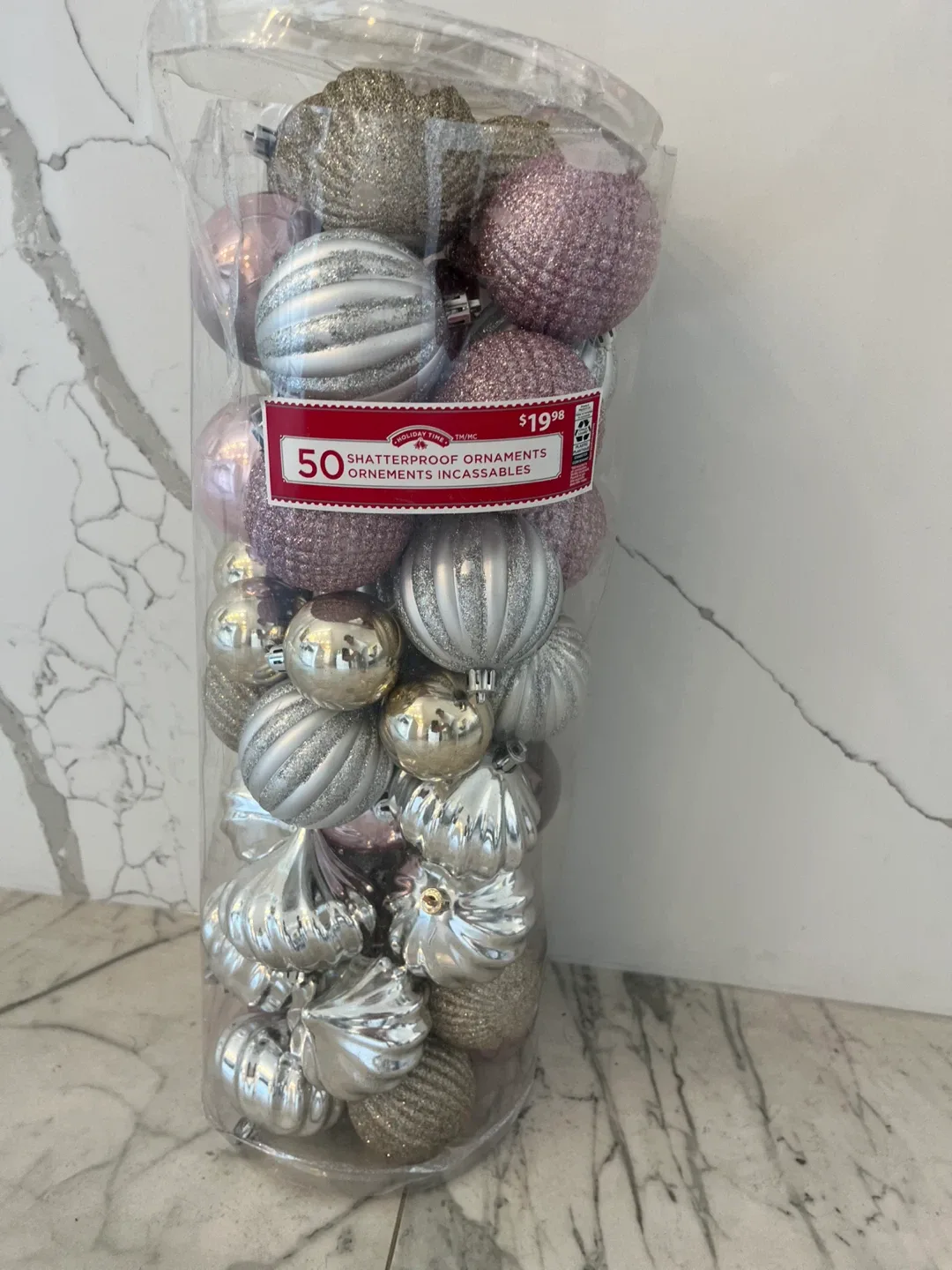 50 Shatterproof Ornaments -  Christmas Decorations