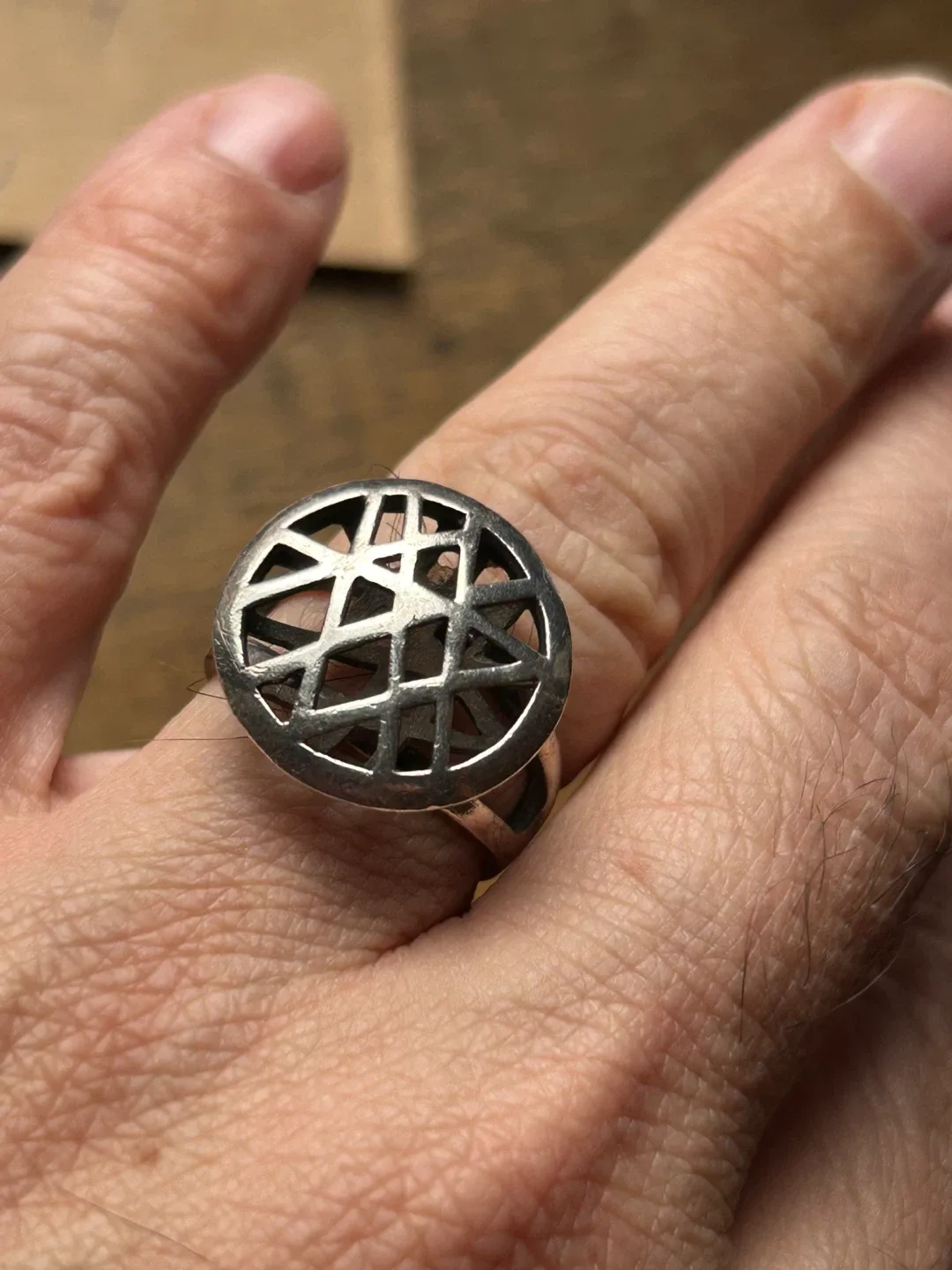 $25 Sterling silver ring 7 gram jewellery men woman image indicator(6)