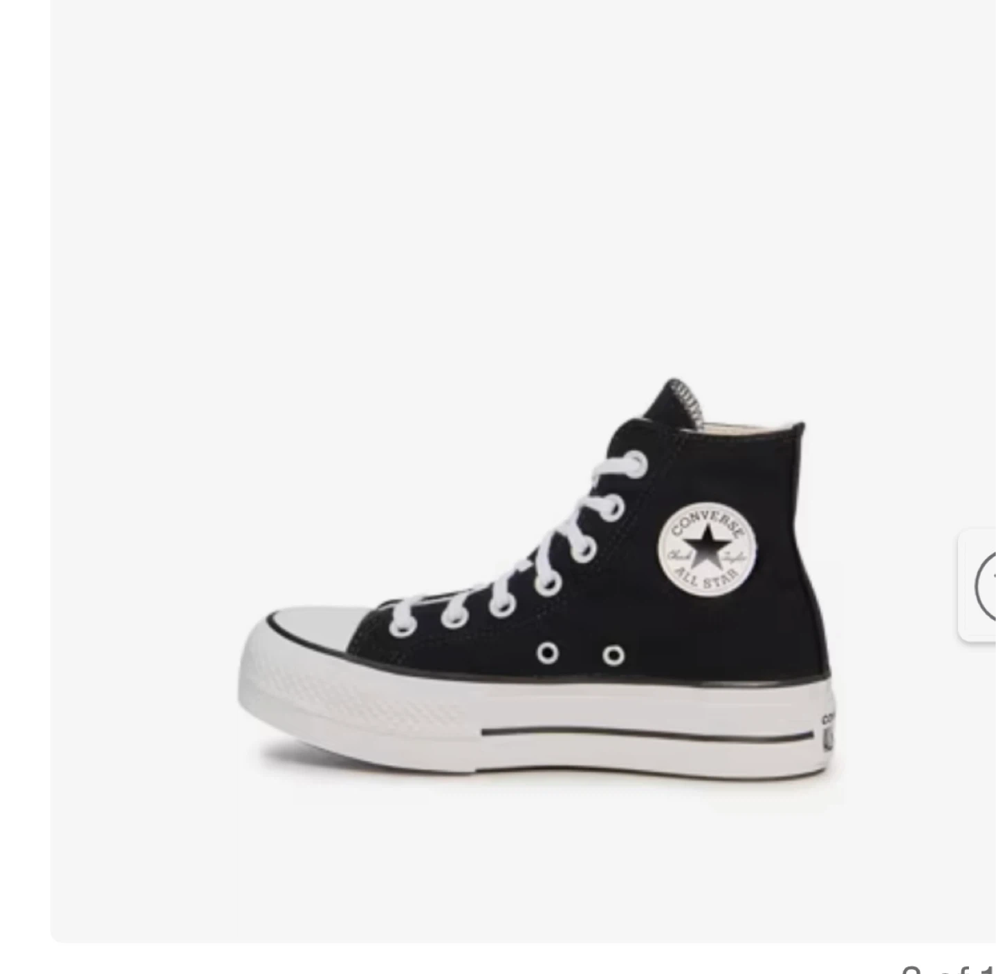Converse Hi Top Black/White - Women's US 10 - photo 4