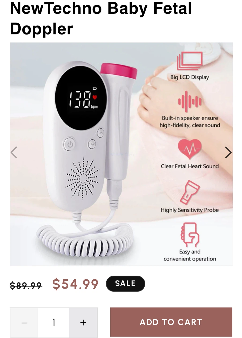 New Fetal Doppler