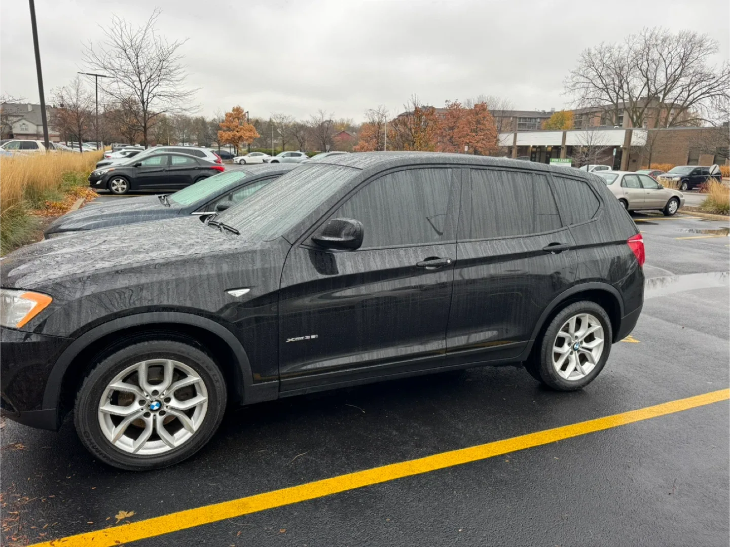 Black BMW X3 SUV