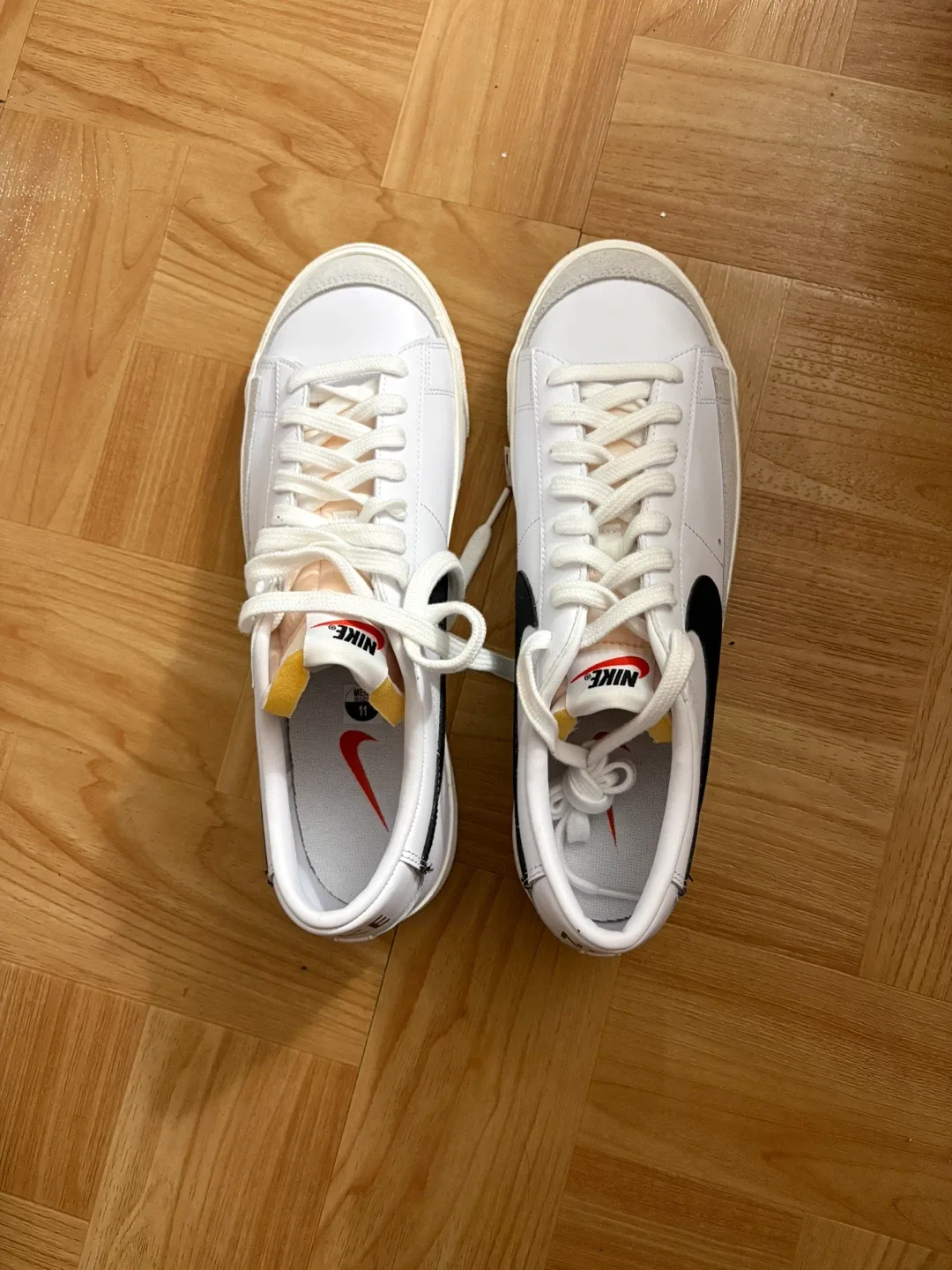 Nike Blazer Low '77 Jumbo White/Black - Men's 11