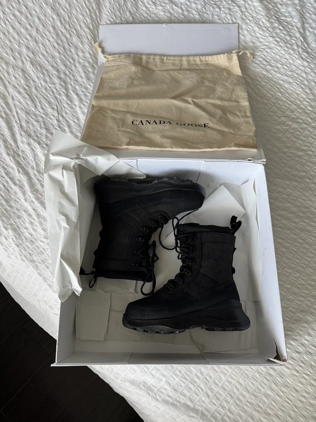 Canada Goose Journey Boots - Size US 8 - Black