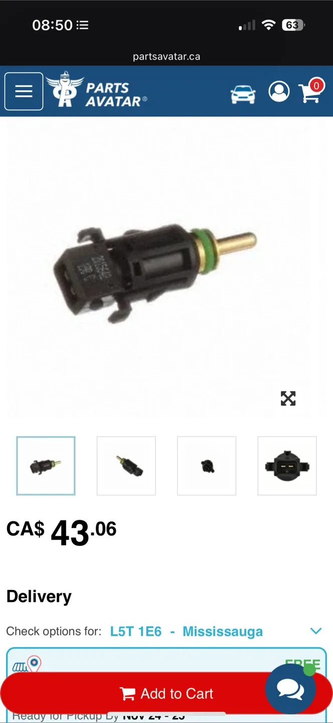 *New* $49 Intermotor TX128 Coolant Temperature Sensor image indicator(2)