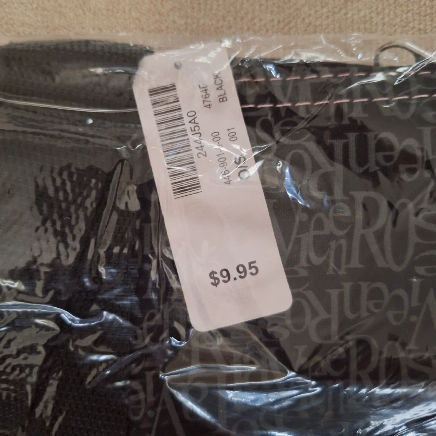 La Vie en Rose Black Tote Bag - New image indicator(3)