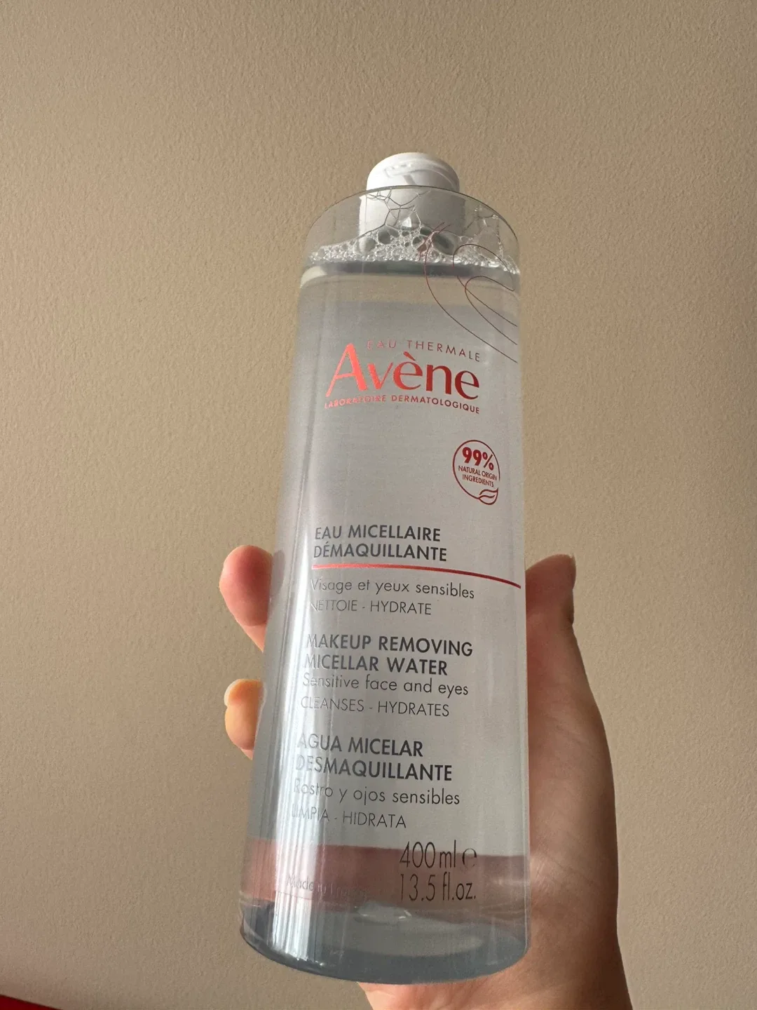 Avène Micellar Water Makeup Remover 400ml