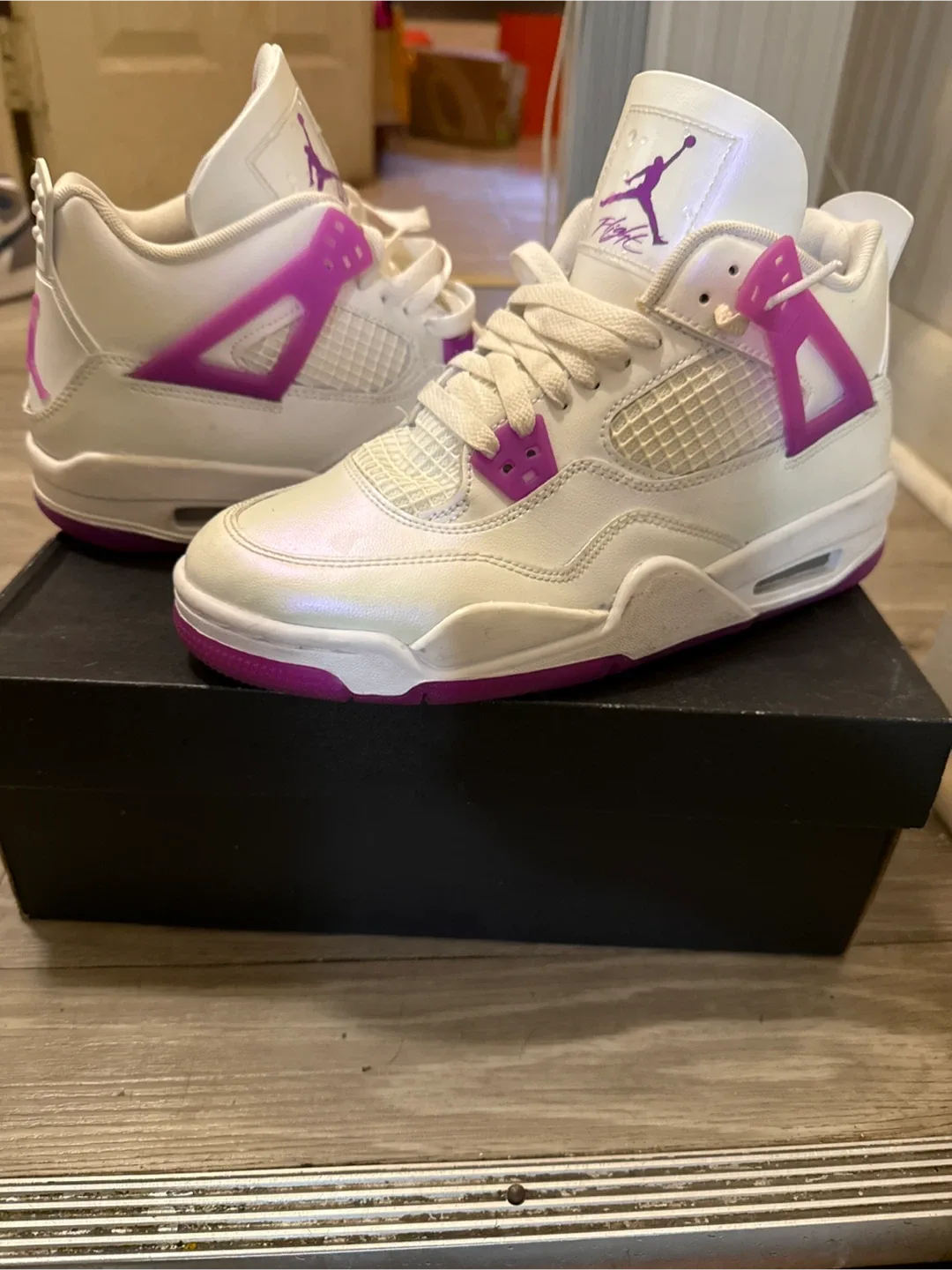 Nike Air Jordan 4 Retro White/Purple