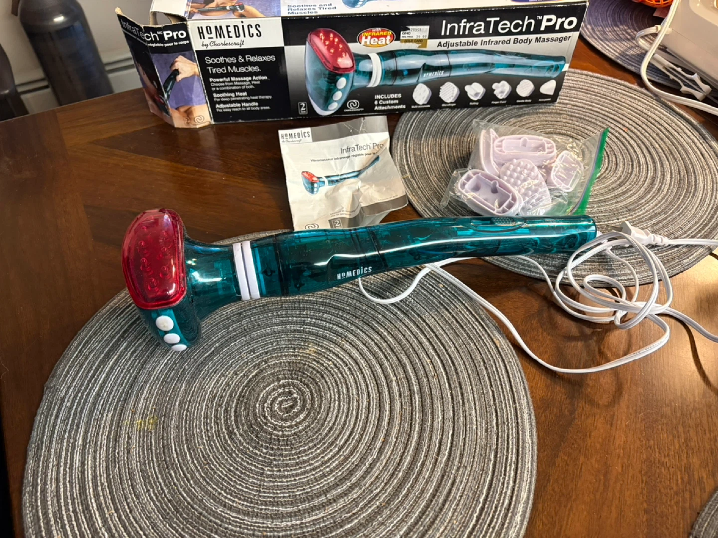 Homedics InfraTech Pro Adjustable Body Massager