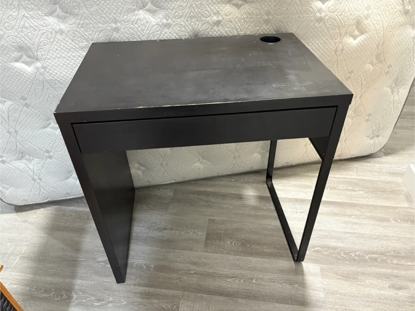 Black Desk with Drawer