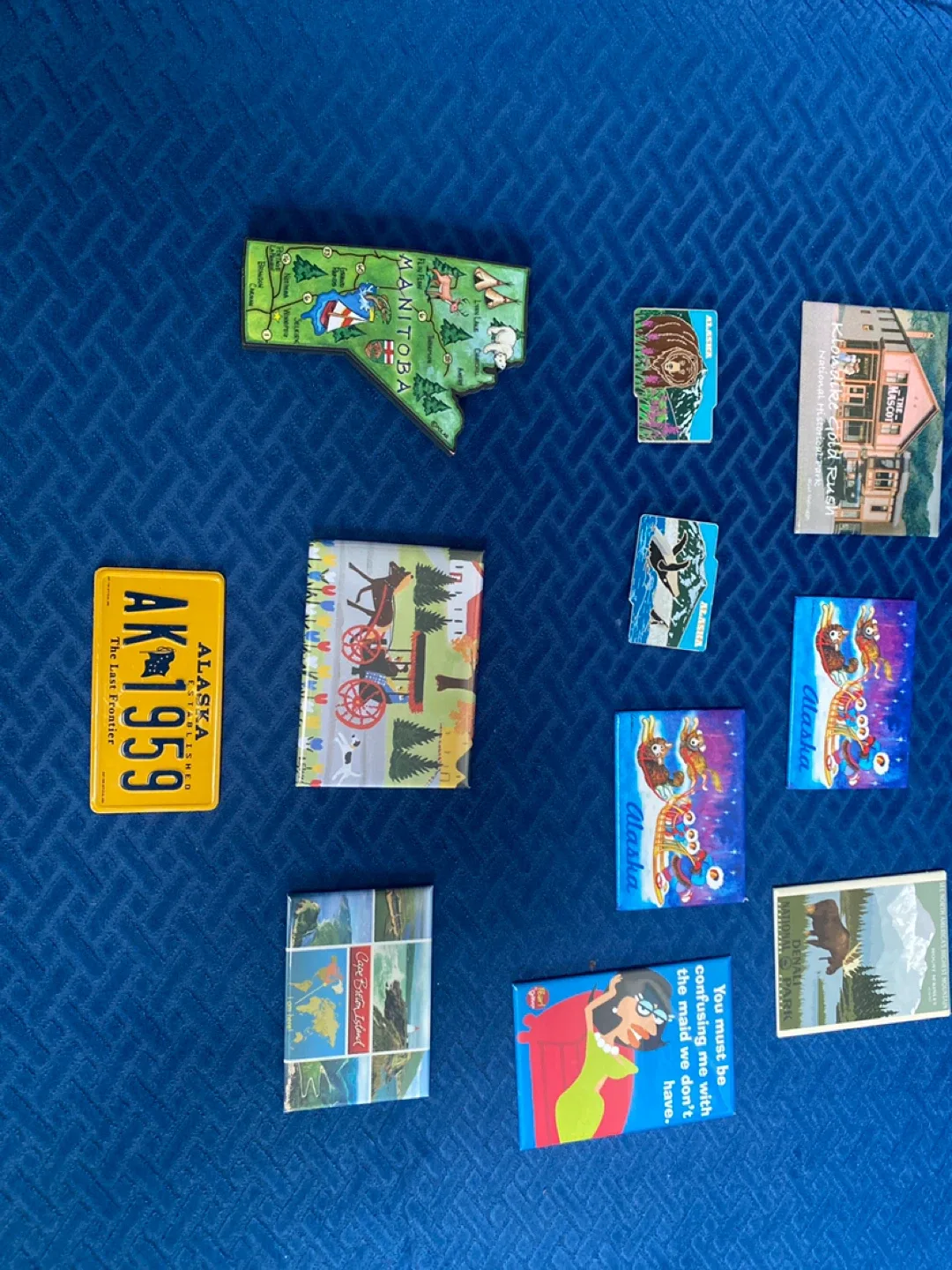 Fridge Magnets: Manitoba, Alaska, Cape Breton