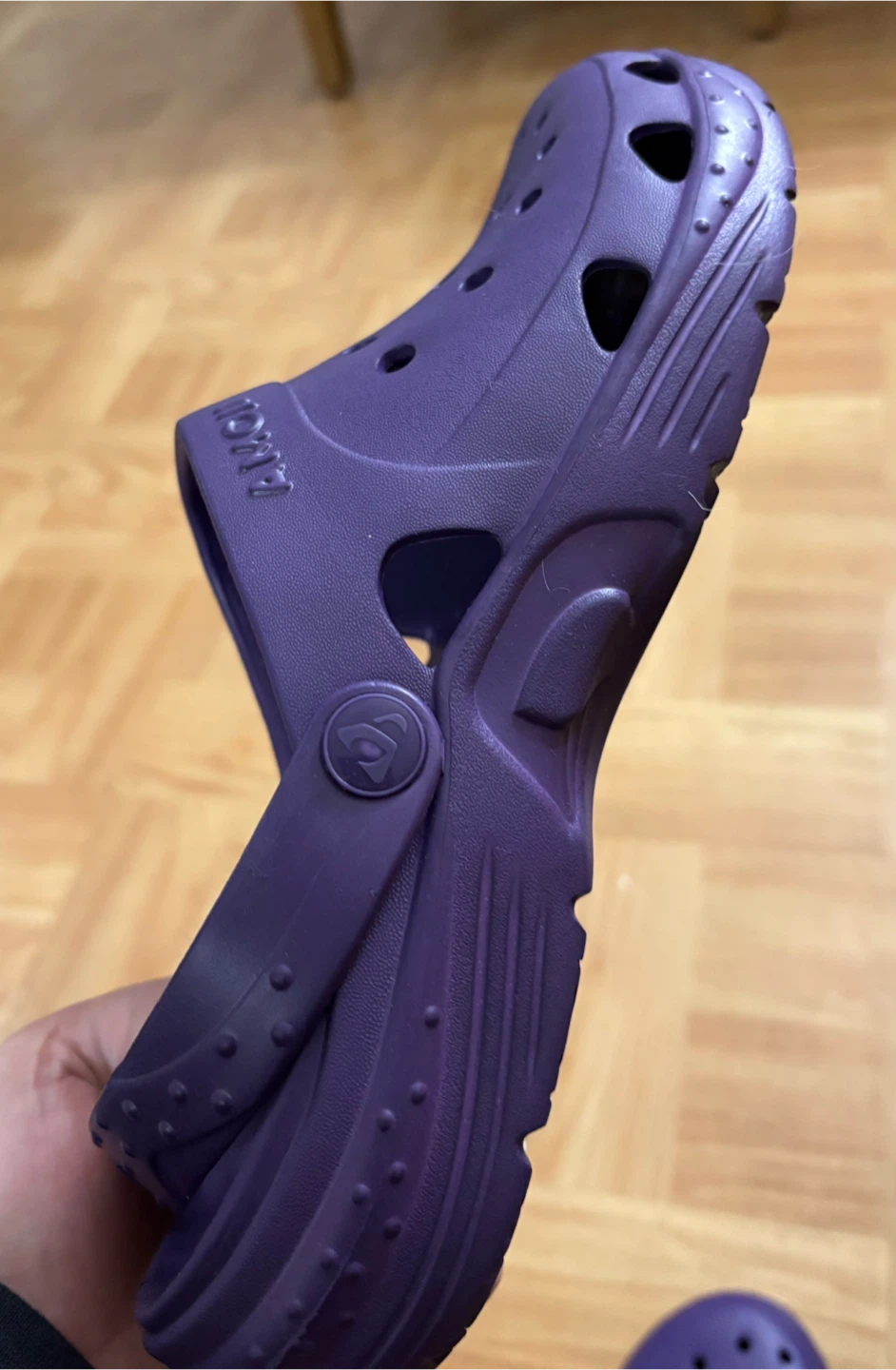 Amoji Purple Clogs - Size 270 - photo 4
