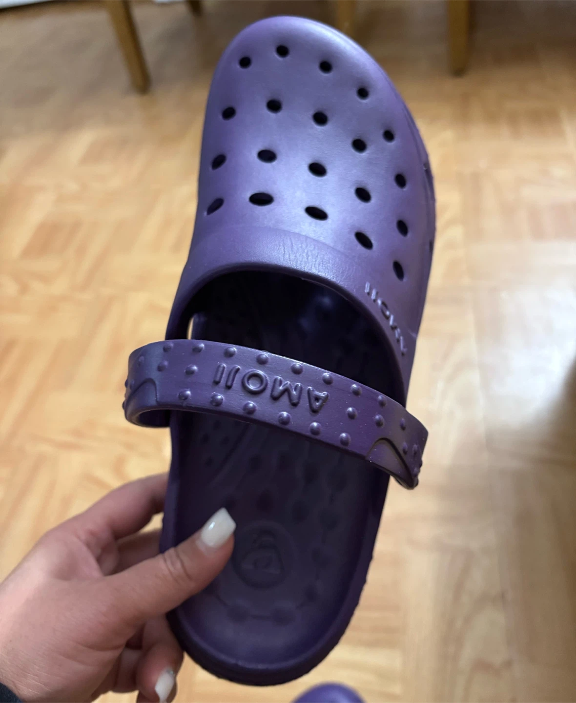 Amoji Purple Clogs - Size 270 - photo 5