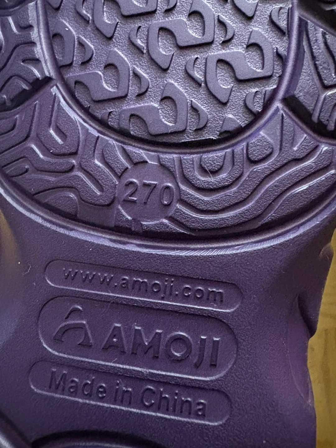 Amoji Purple Clogs - Size 270 - photo 2