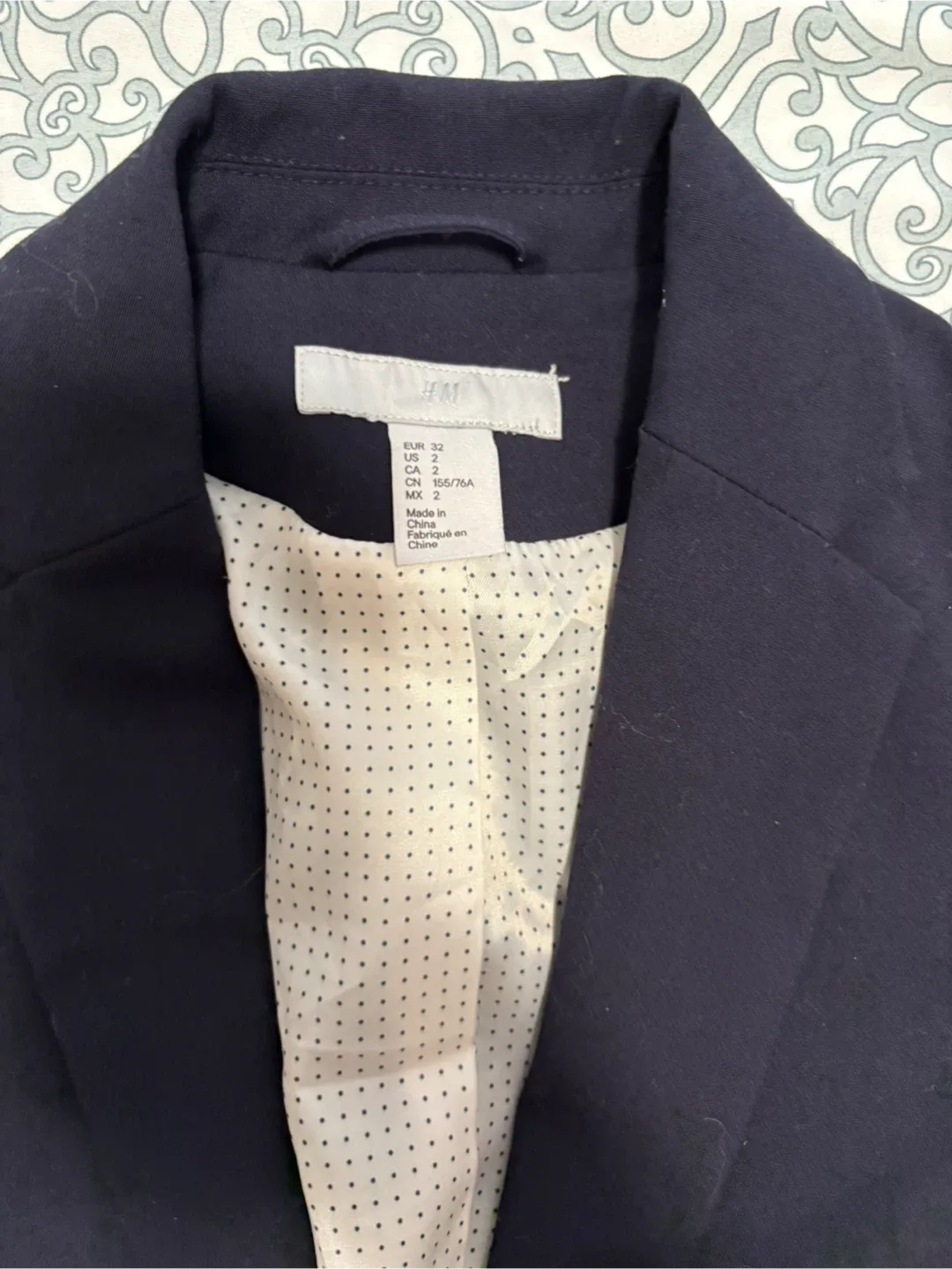 H&M Navy Blue Blazer - Size US 2 image indicator(2)