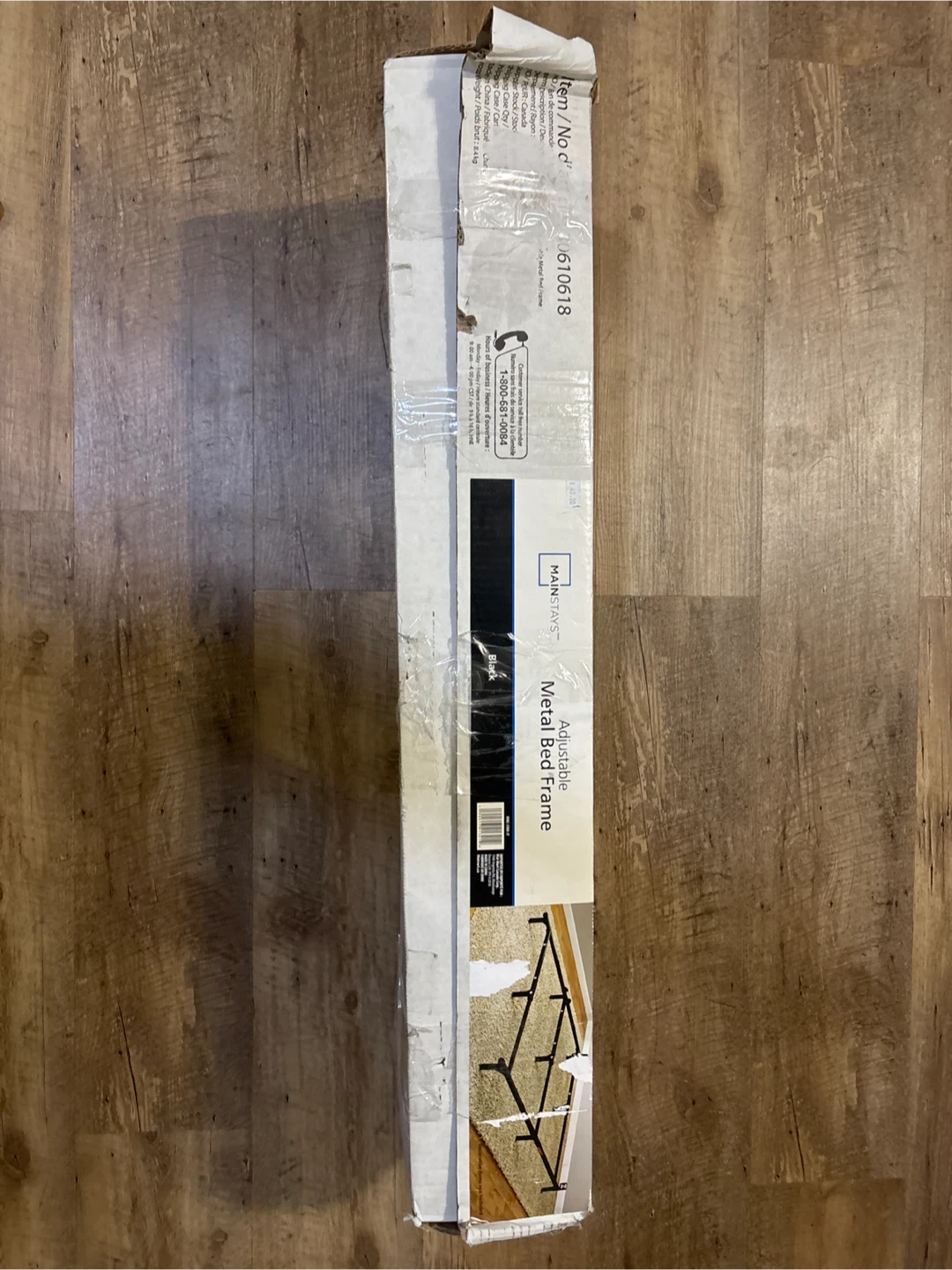 Mainstays Adjustable Metal Bed Frame - Noir - photo 3