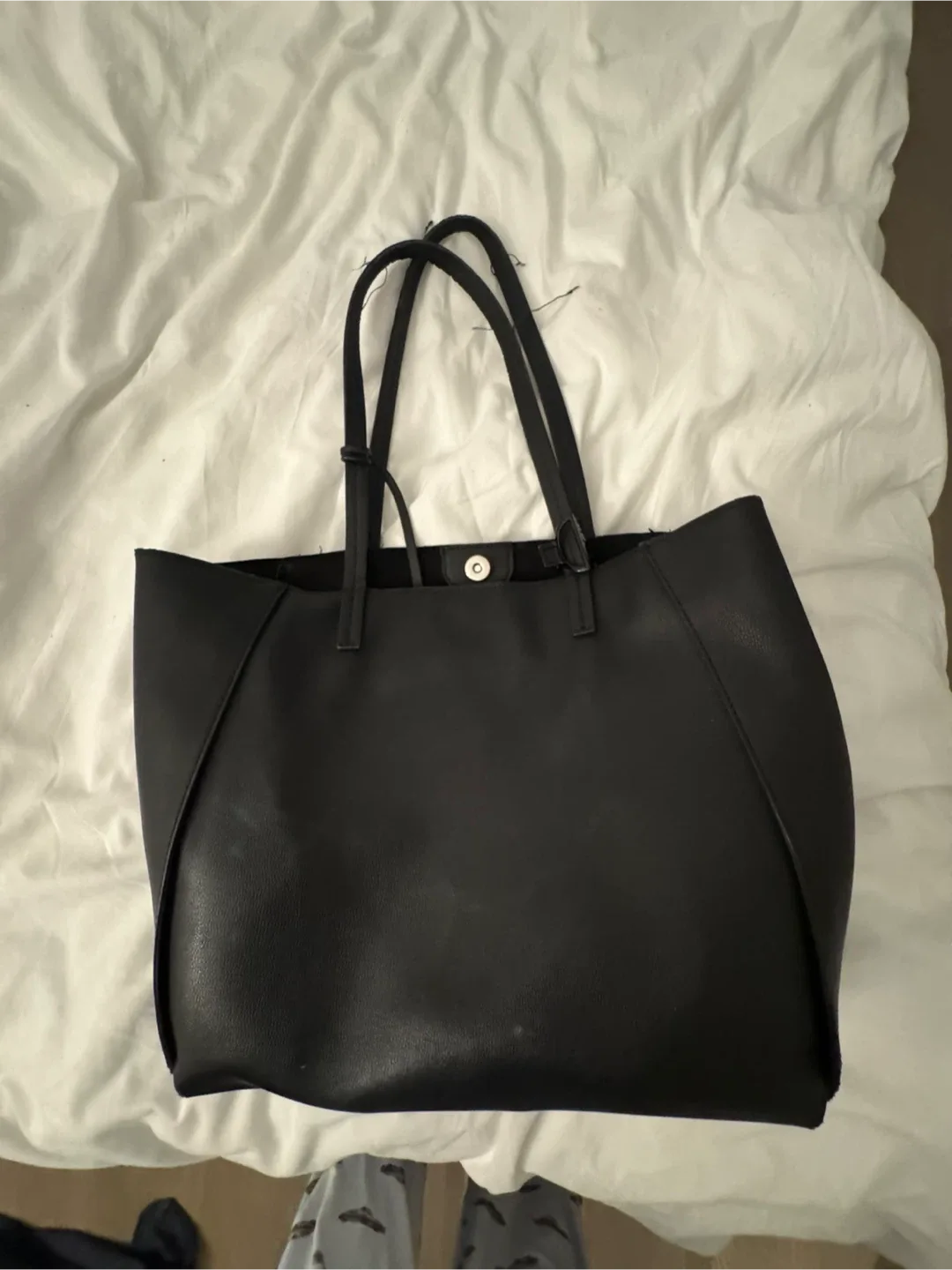 Zara Black Tote Bag