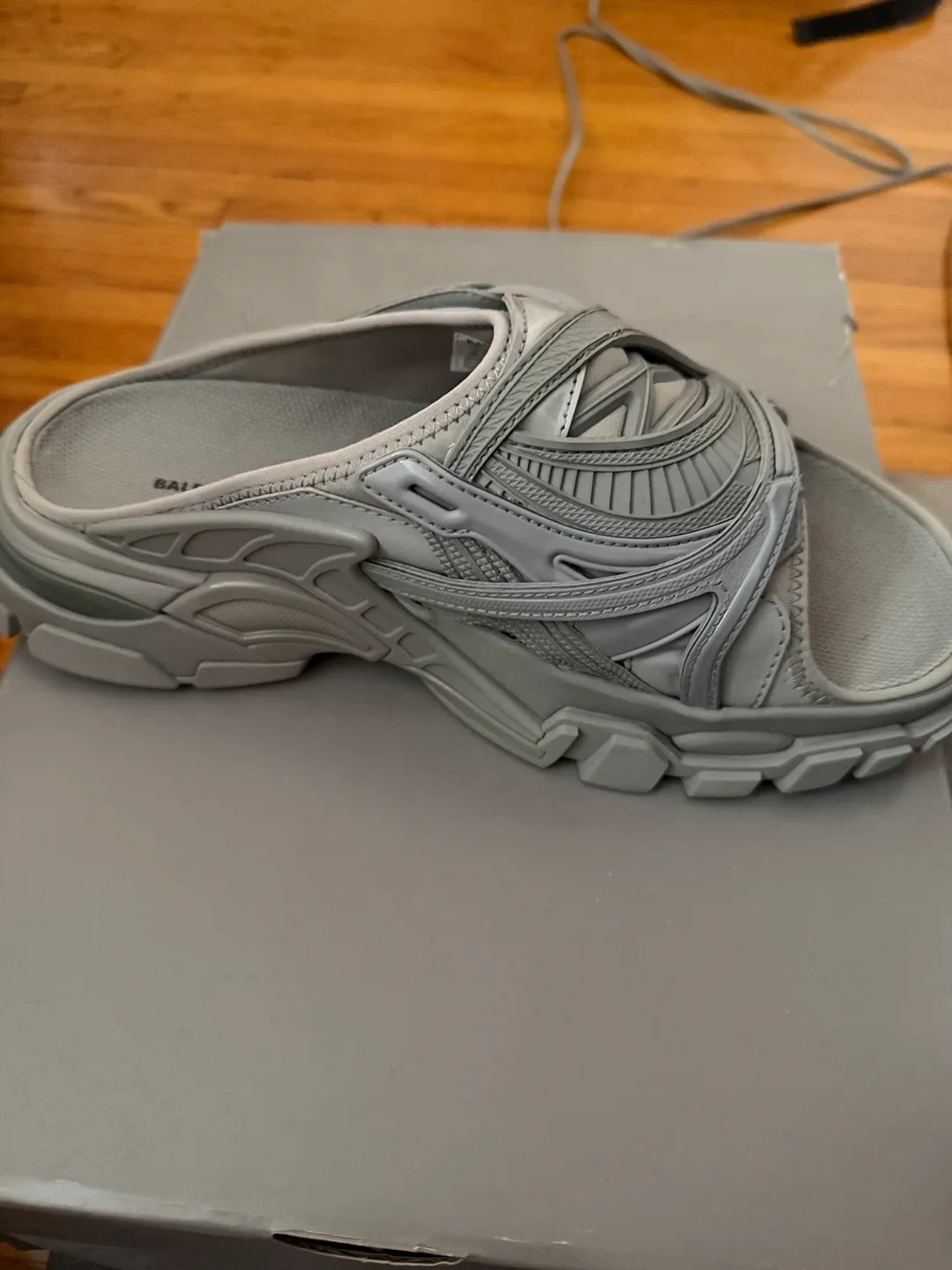 Balenciaga Track Slide Sandal - Grey image indicator(3)