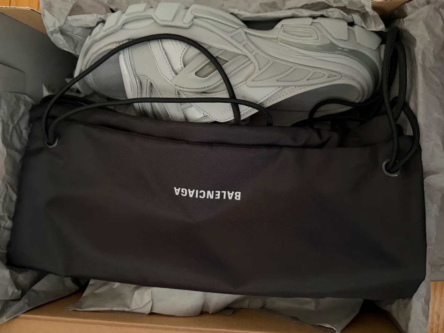 Balenciaga Track Slide Sandal - Grey