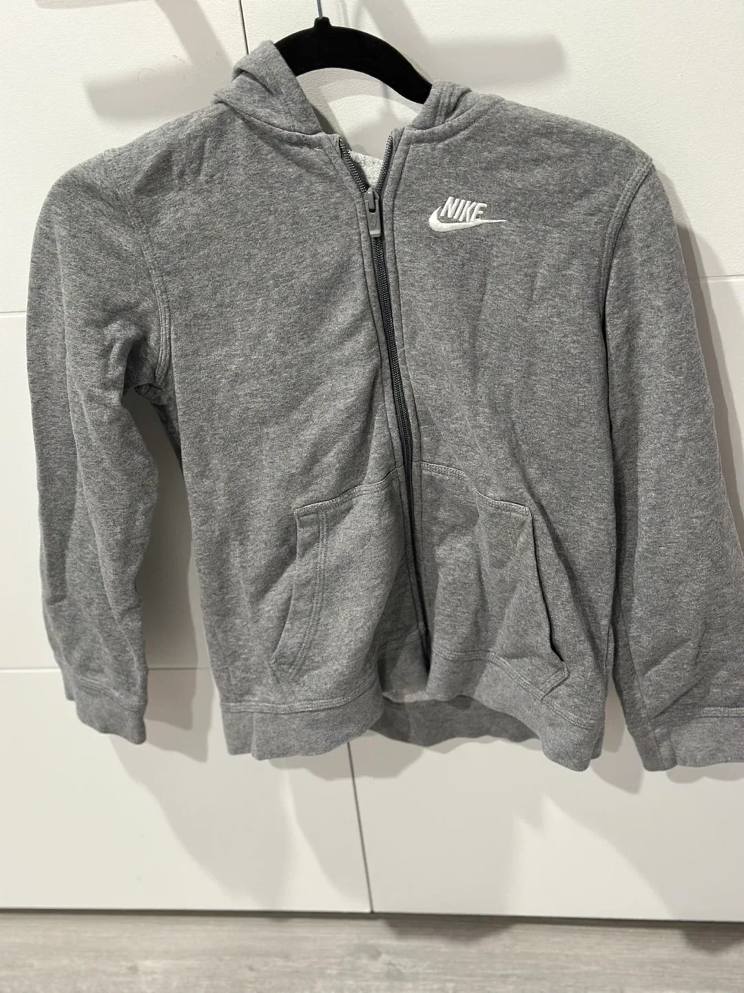 Nike Grey Full Zip Hoodie