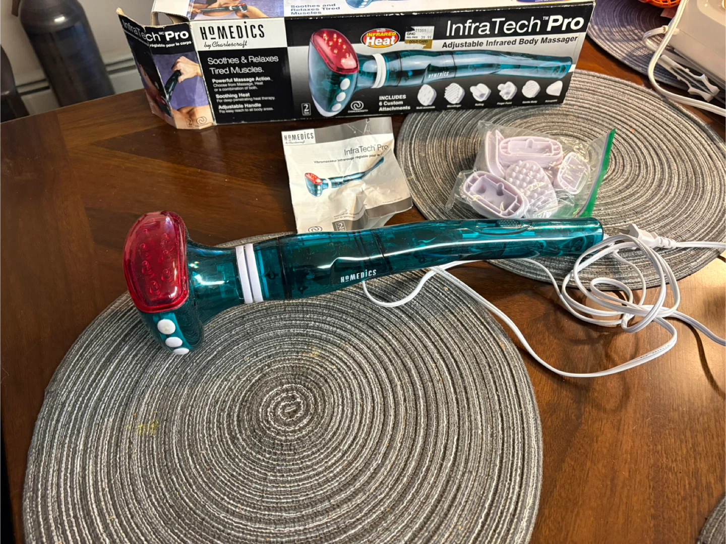 HoMedics InfraTech Pro Adjustable Body Massager - photo 2