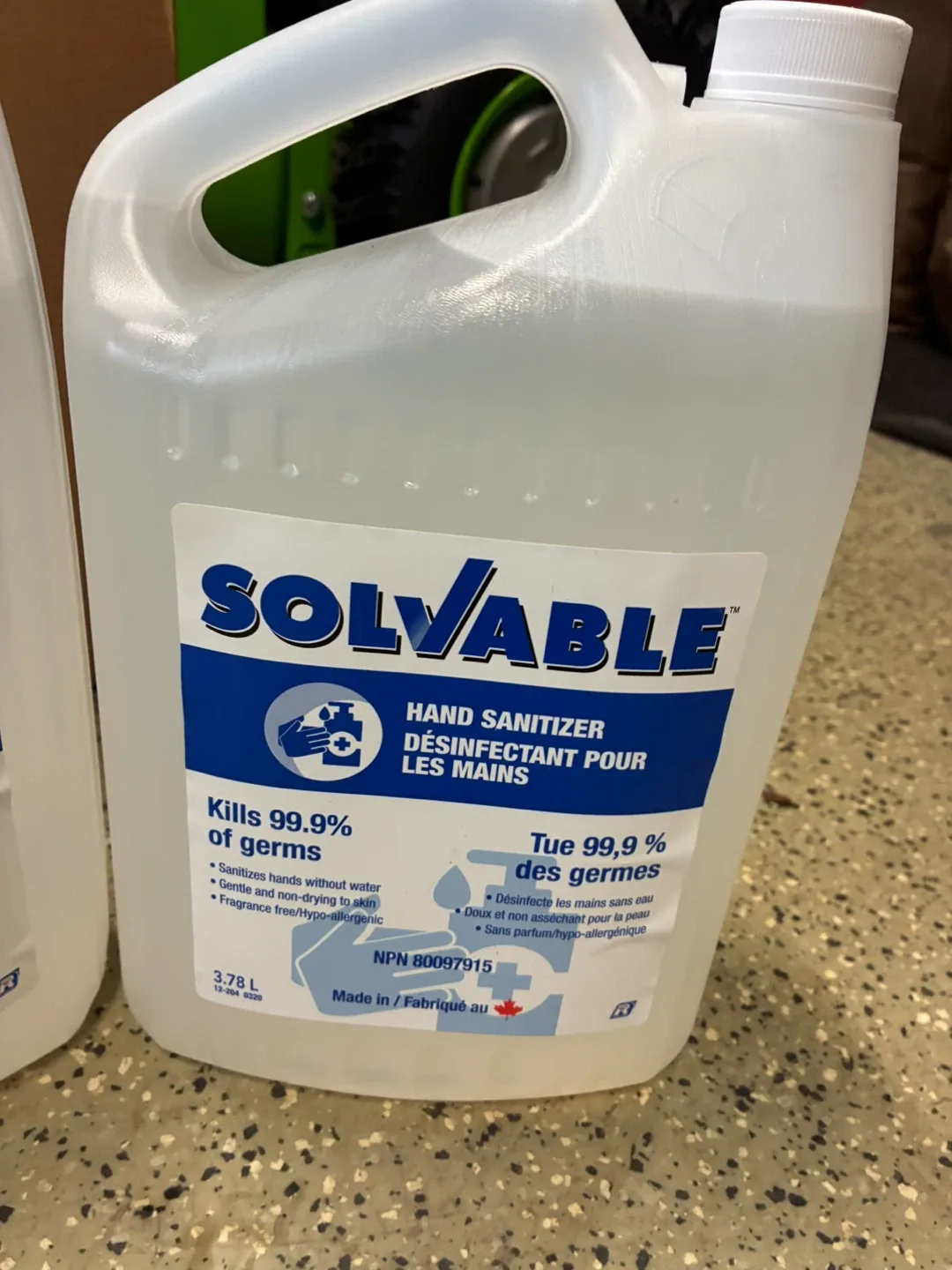 Solvable Hand Sanitizer - 3.78L