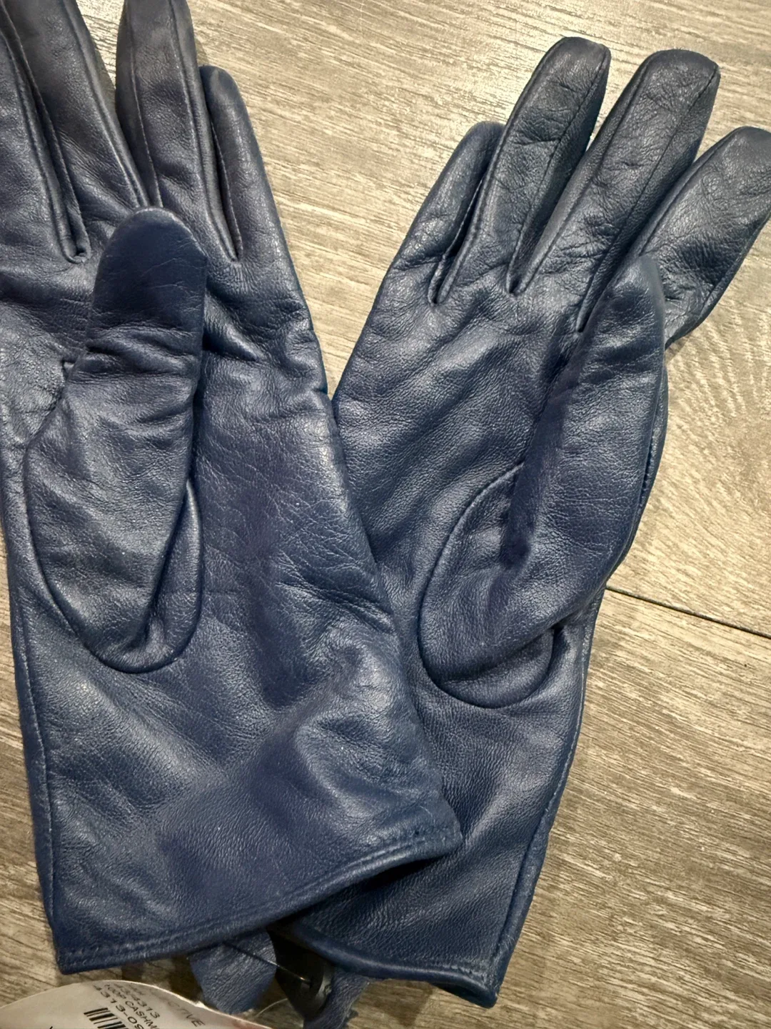 Century 21 Leather/Cashmere Gloves - Size M