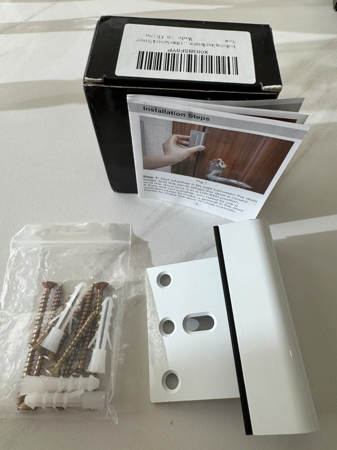 New Sliding Door Lock with Screws- set of 2 - photo 2