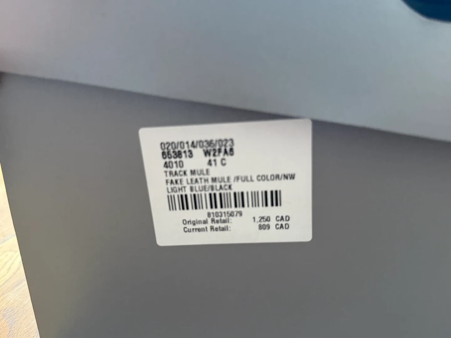 Balenciaga Track Mule - Size 41 - Light Blue/Black image indicator(2)