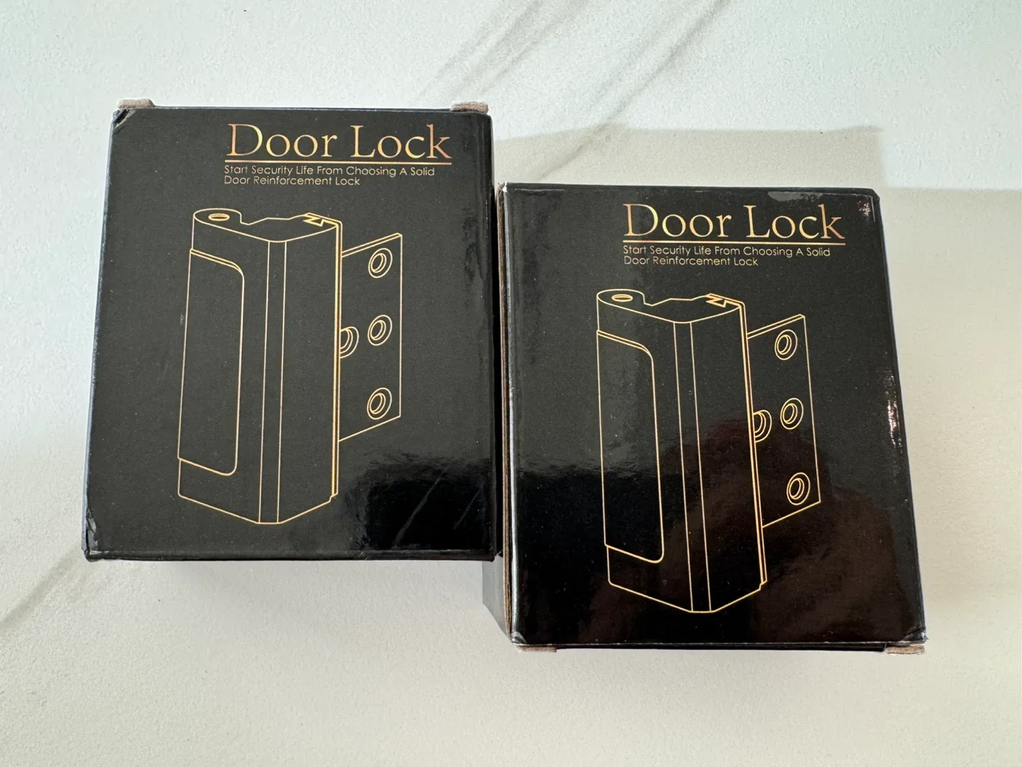 New Sliding Door Lock with Screws- set of 2