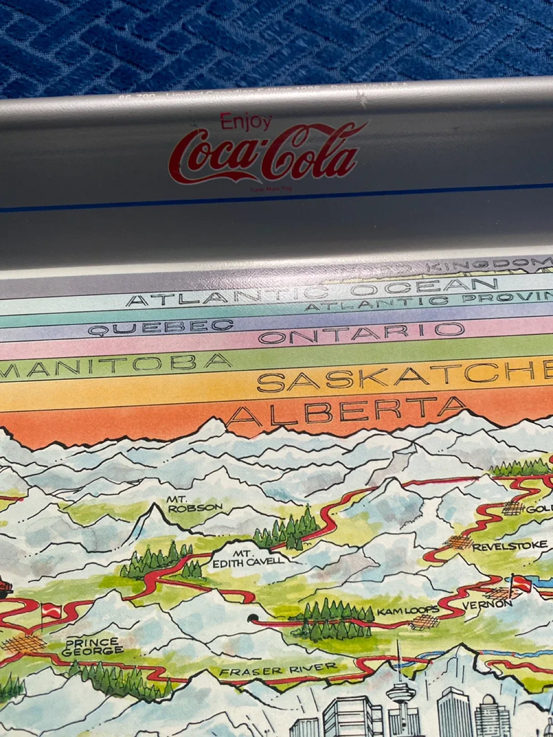 Vintage Coca-Cola Expo '86 Vancouver Tray image indicator(5)