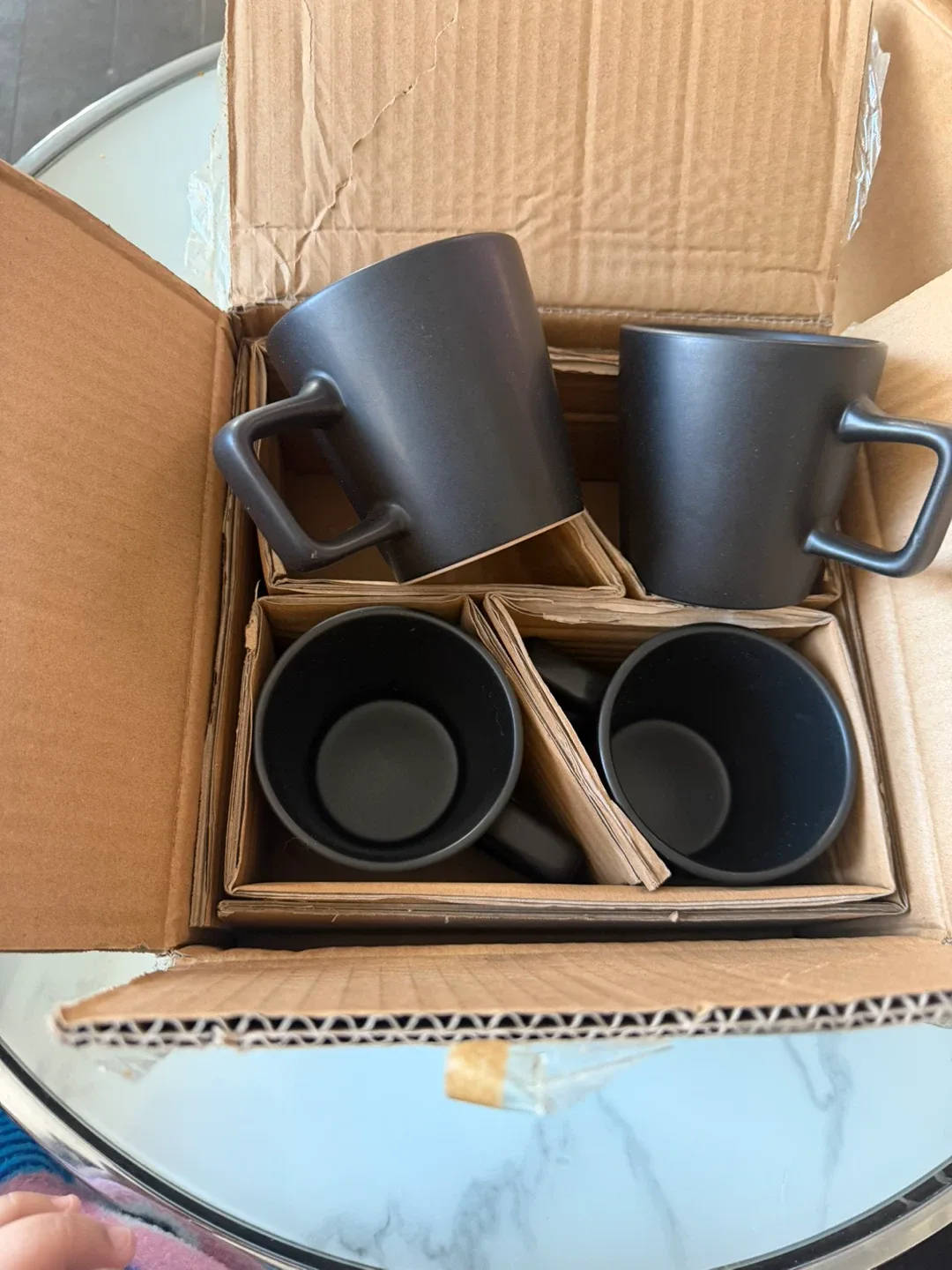 New Pure Living Manhattan Style Mug Set - 4 pcs