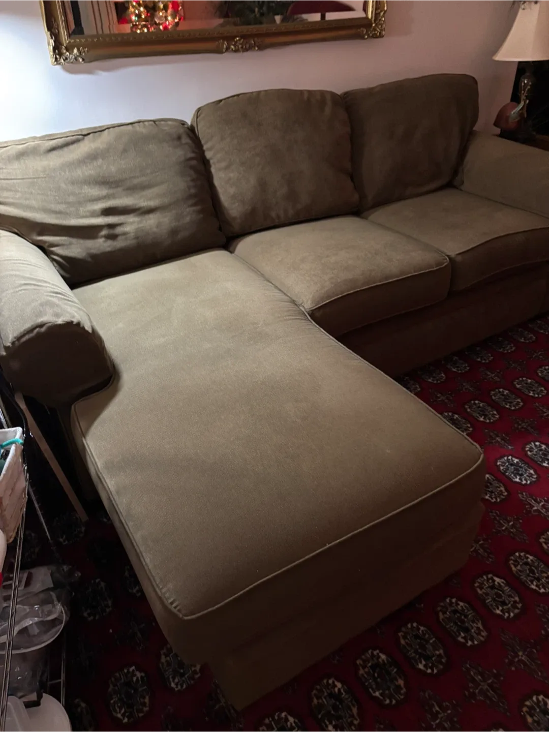 Well loved couch