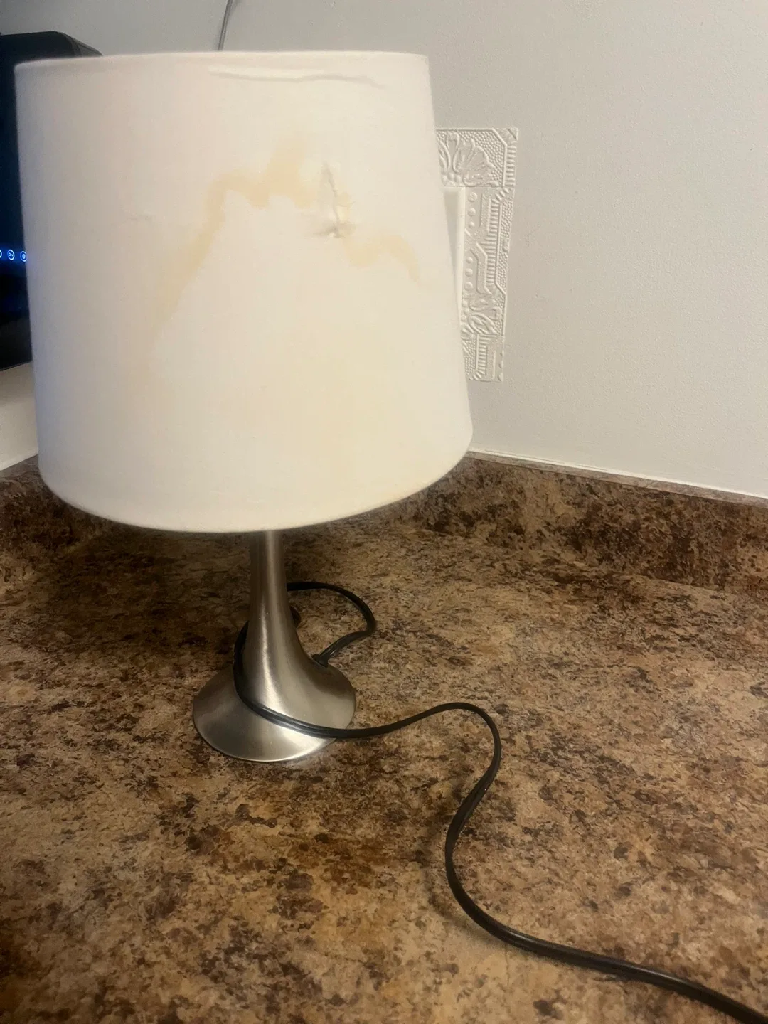 Table Lamp with White Shade image indicator(4)