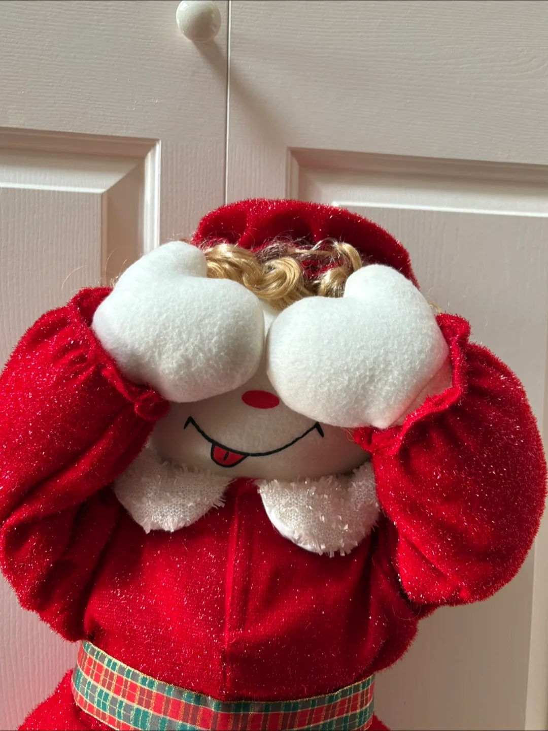 Adorable Christmas Doll in Santa Outfit - New image indicator(3)