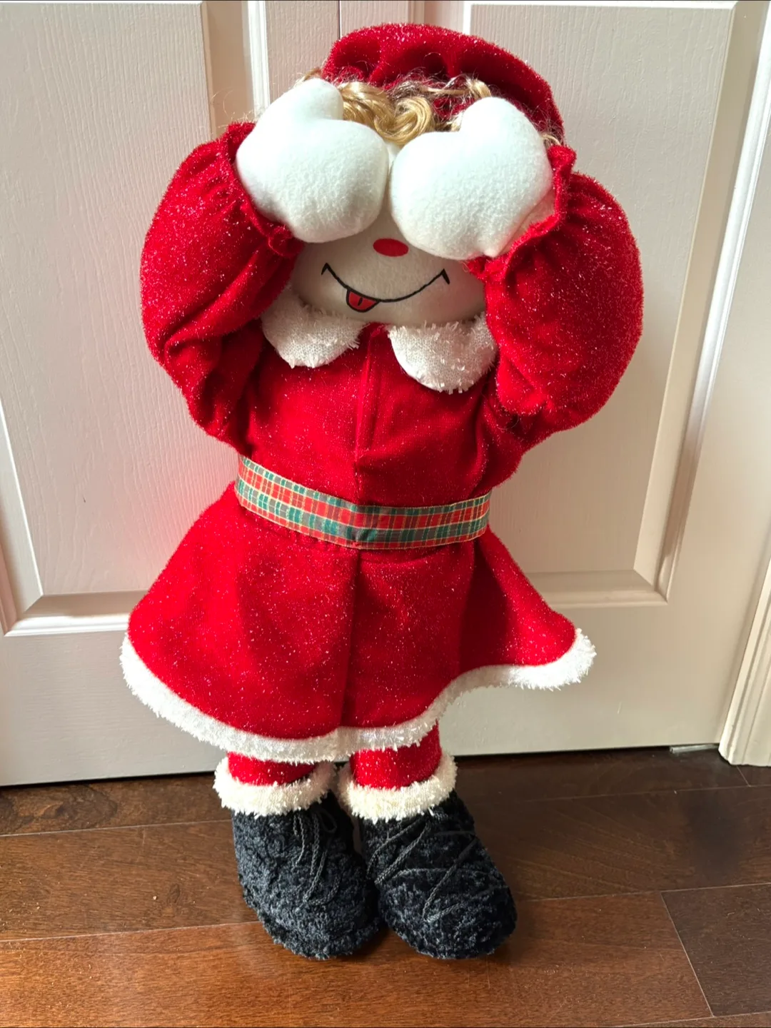 Adorable Christmas Doll in Santa Outfit - New image indicator(7)
