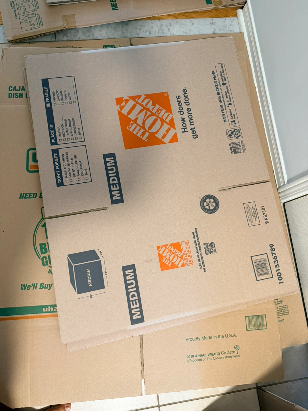 Brand new uhaul and home depot moving boxes - photo 5